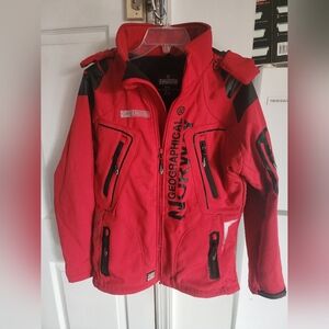 Geogrefical Norway Scandinavian Expedition Jacket Brand New!! White,Red,Blue.